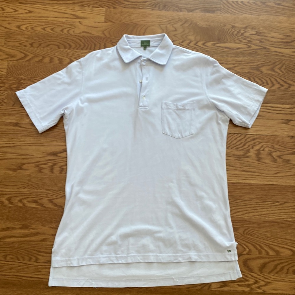 Sid Mashburn light blue polo